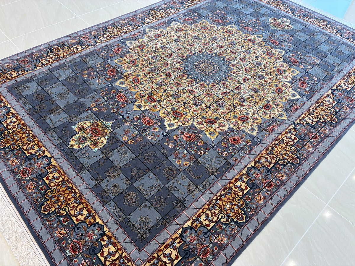 [千葉店] イスファハン ダーブッド工房 300cm x 200cm PS12454