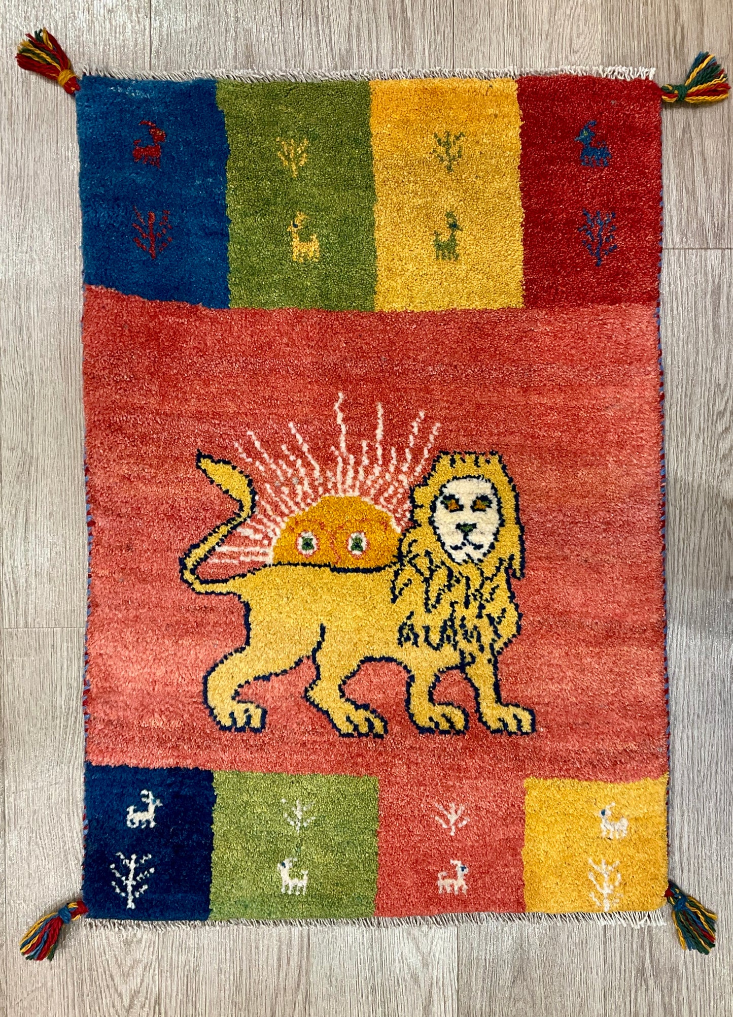 ギャッベ 88cm x 60cm RJ12110