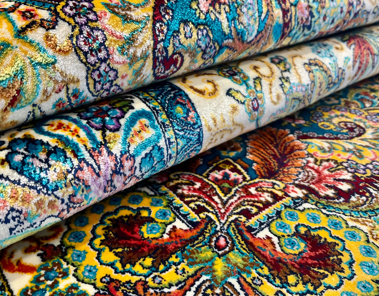 ペルシャンシルク 120cm x 80cm PS10855