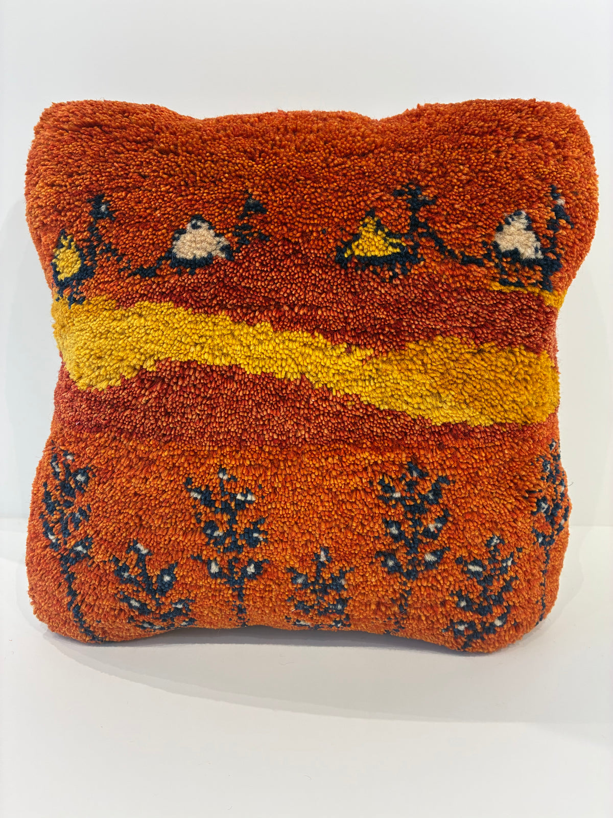 【千葉店】ギャッベクッション 47cm x 50cm Z2899