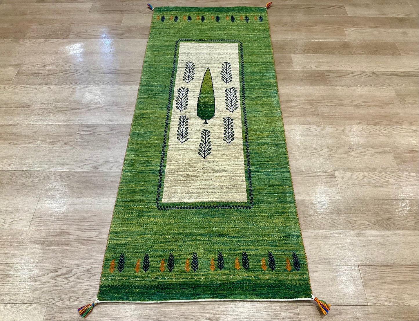 カシュクリギャッベ  206cm x 80cm RJ7862