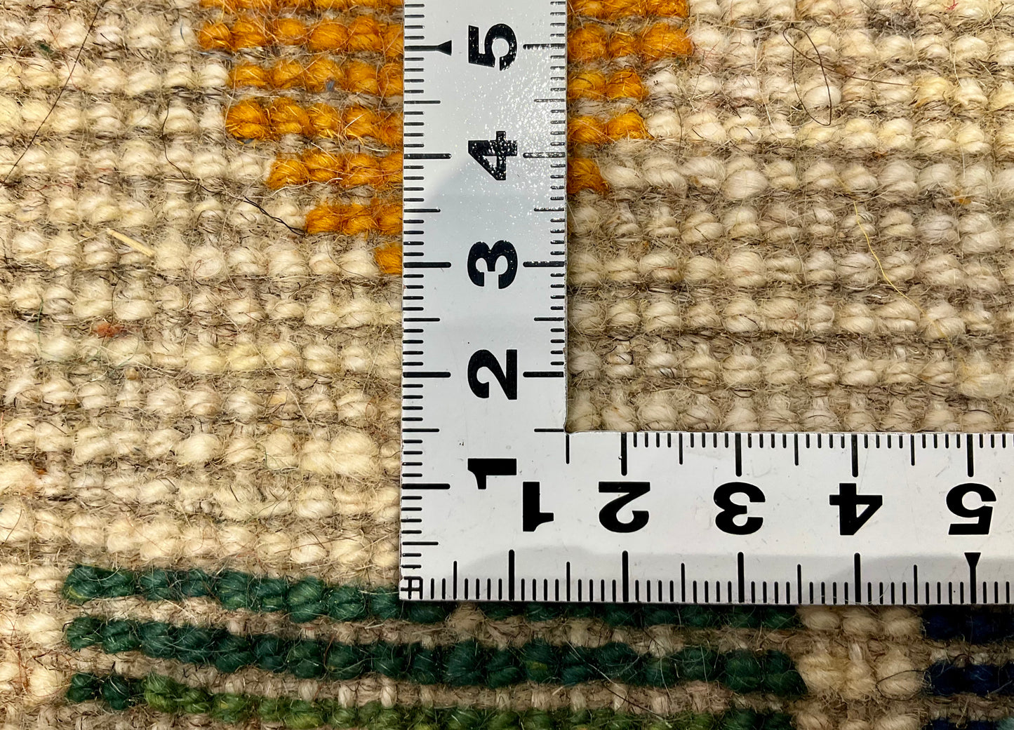 ギャッベ 43cm x 39cm Z96
