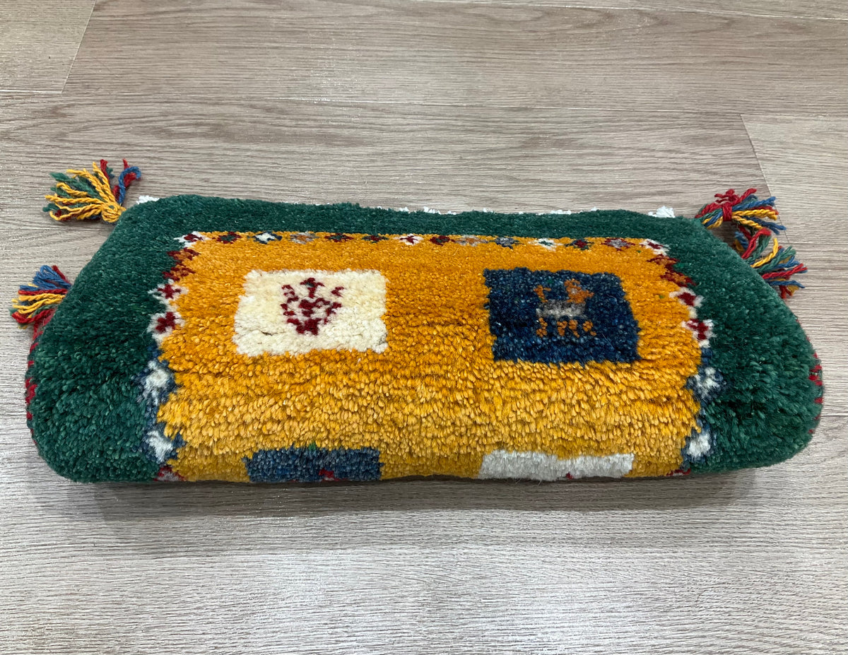 【福岡店】ギャッベ 43cm x 40cm Z3522
