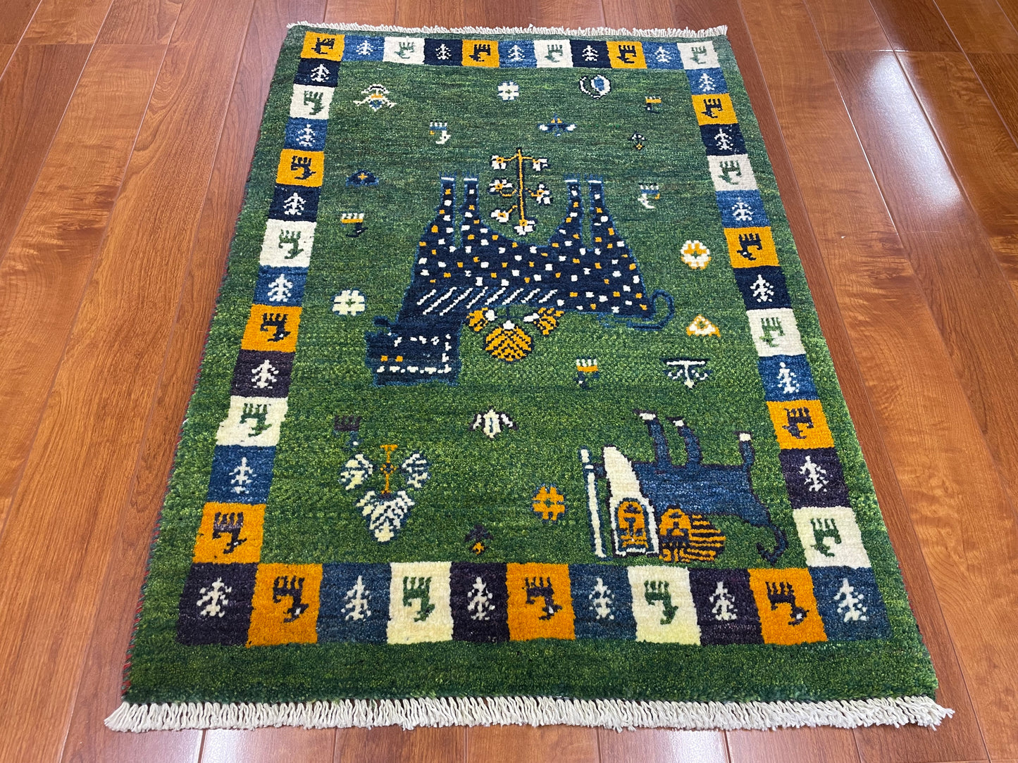 【オンライン限定】ギャッベ アマレバフト 90cm x 63cm RJ17074