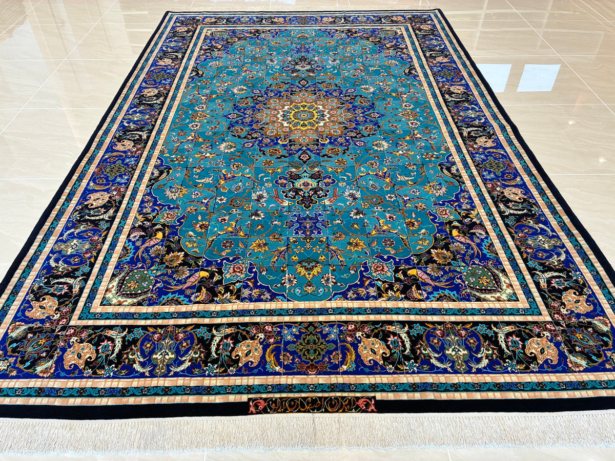 【千葉店】イスファハン アールデ工房 307cm x 206cm PS12638