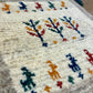 【福岡店】ギャッベ 44cm x 41cm Z3665