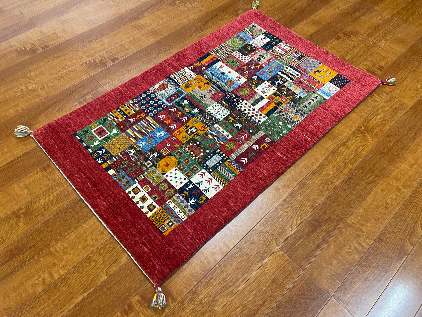 【オンライン限定】カシュクリギャッベ 130cm x 80cm BT5144