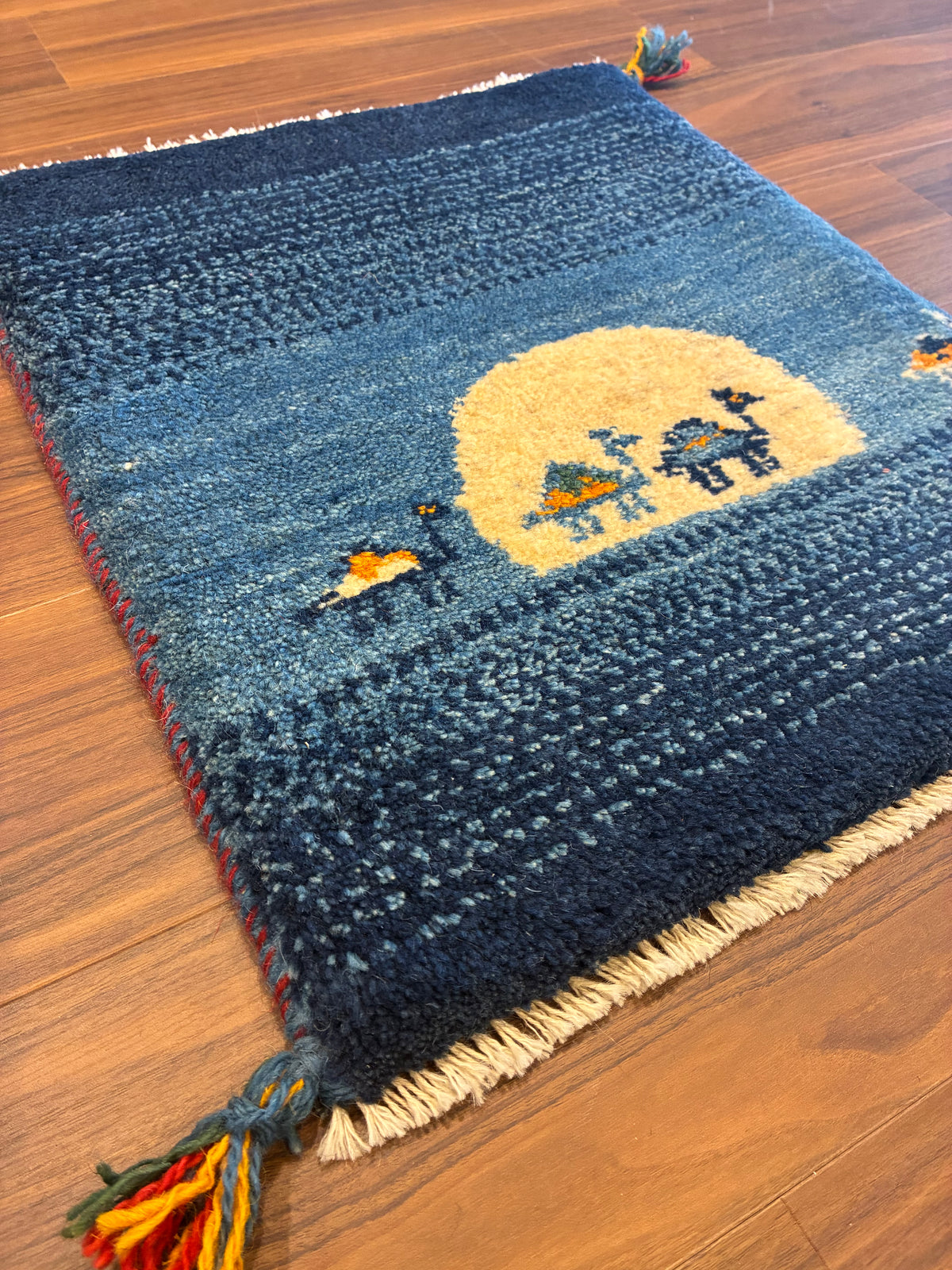 【千葉店】ギャッベ 54cm x 45cm NN19998