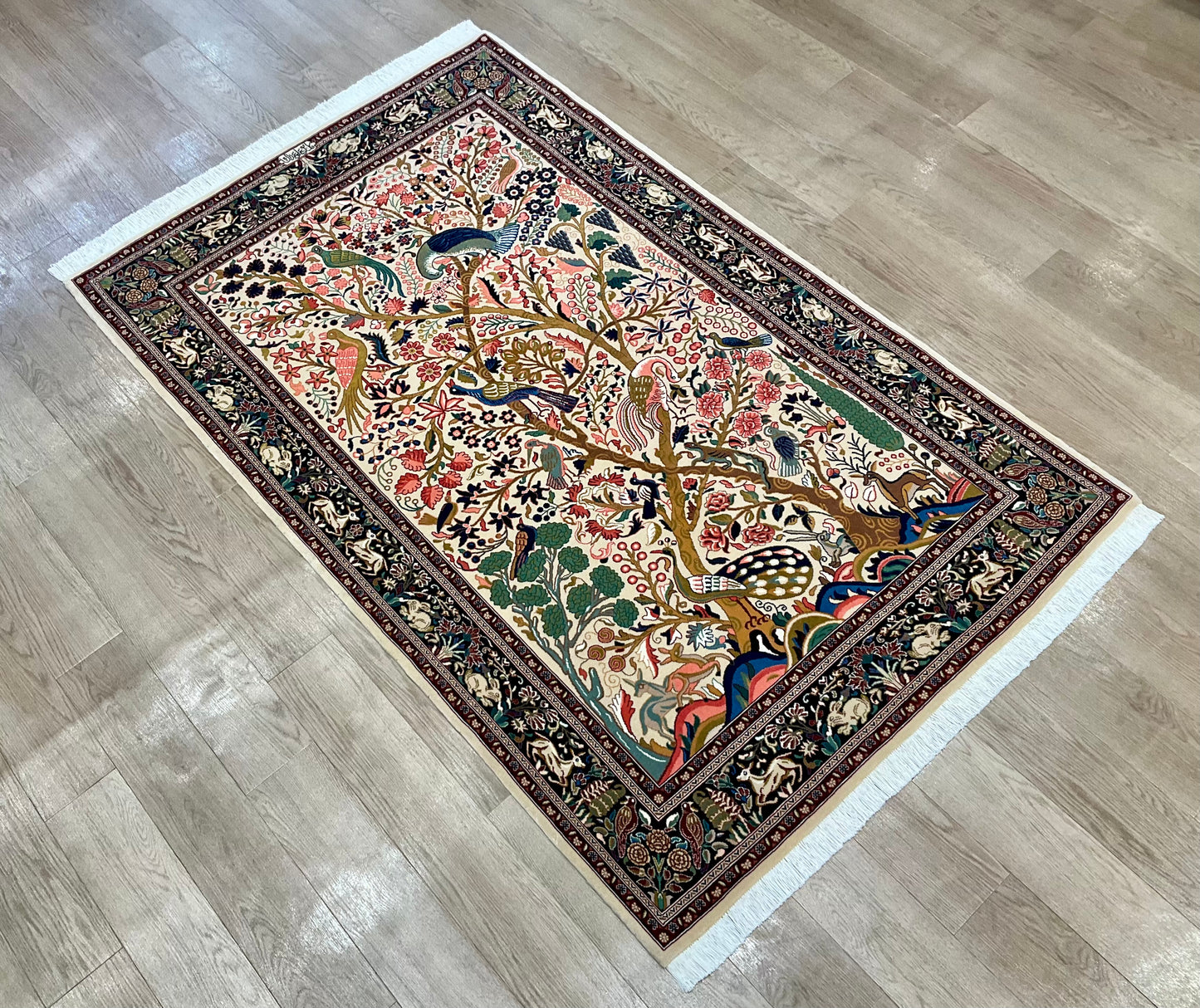 カシャーン(カシャン) 210cm x 134cm PS8633