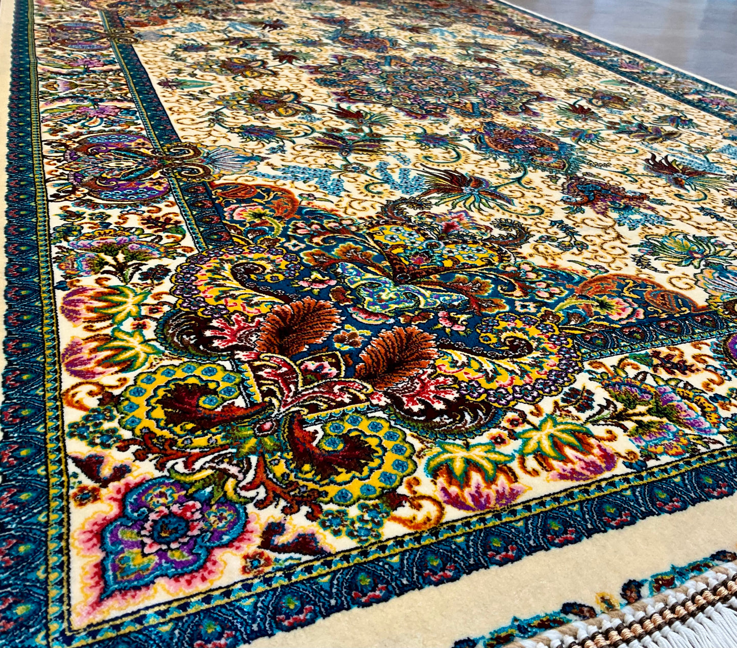 ペルシャンシルク 120cm x 80cm PS10858
