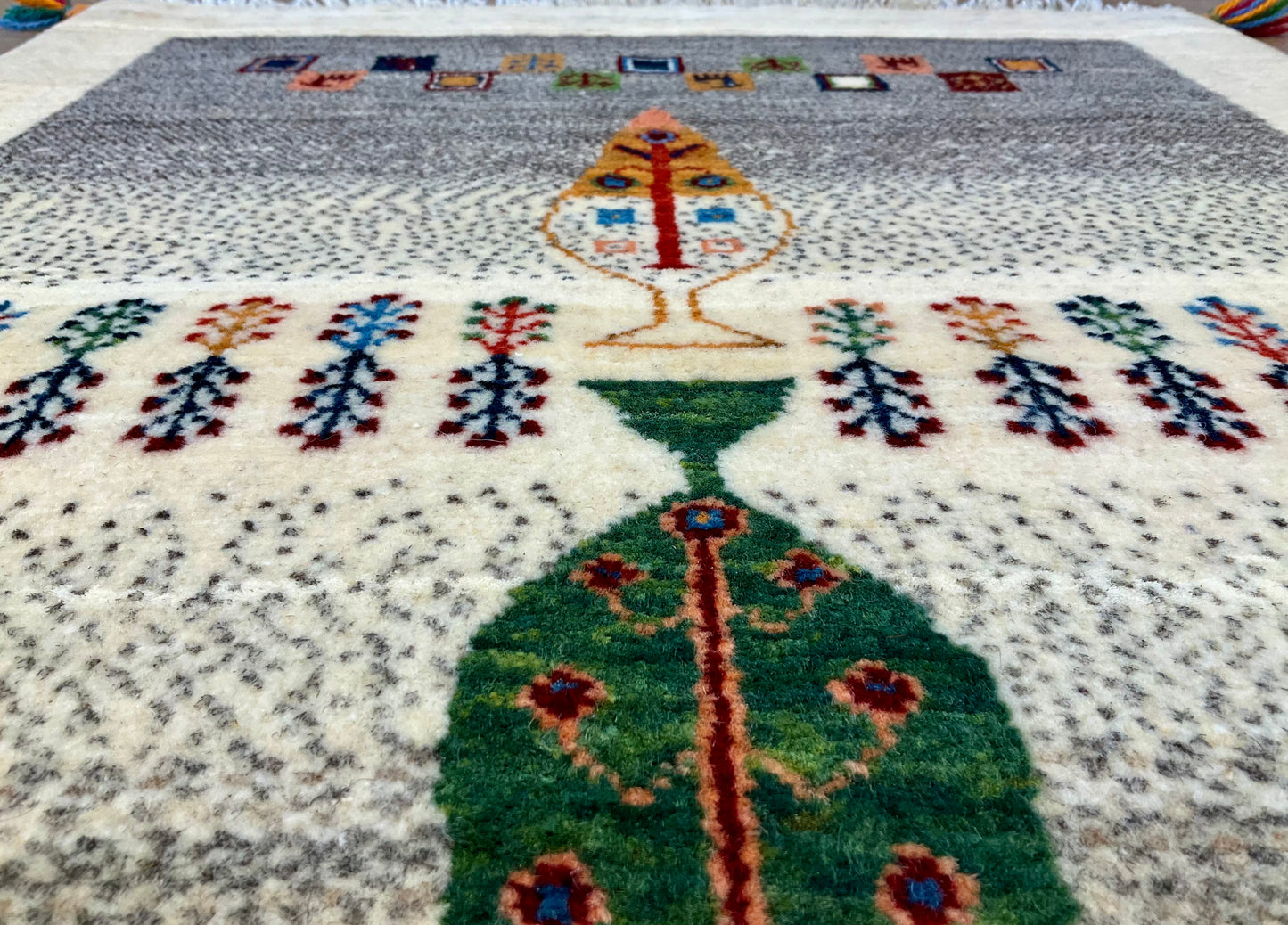 カシュクリギャッベ 90cm x 65cm RJ11401