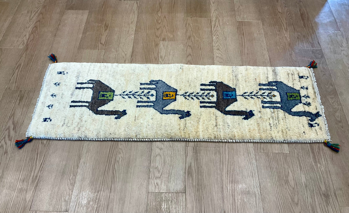 【福岡店】ギャッベ  137cm x 48cm RJ16408