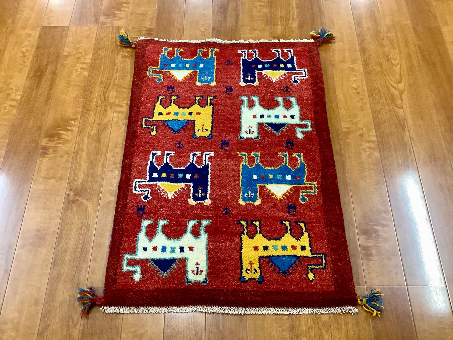 【オンライン限定】ギャッベ 88cm x 62cm RJ12401