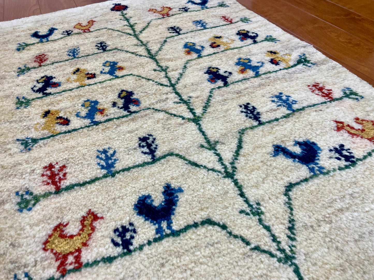 【オンライン限定】ギャッベ 88cm x 63cm RJ13802