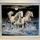 【額装】タブリーズ (3頭の白馬) 98cm x 80cm PS8569