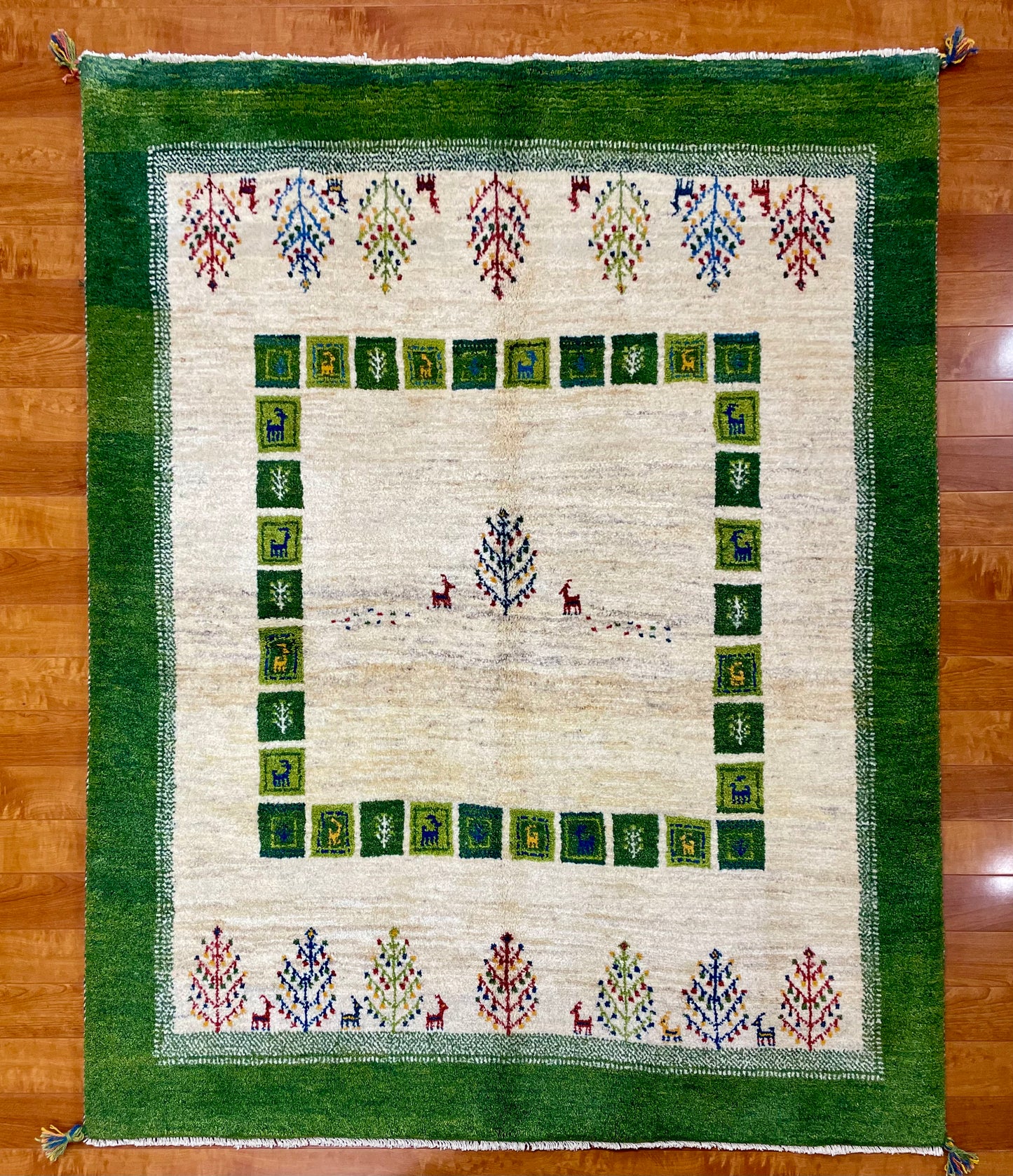 【オンライン限定】ギャッベ  200cm x 158cm RJ3853