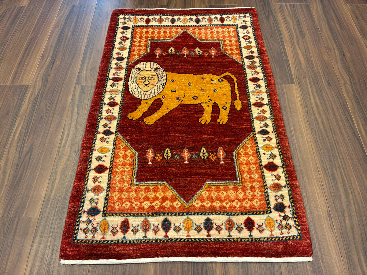 【千葉店】カシュクリギャッベ 97cm x 61cm RJ16095