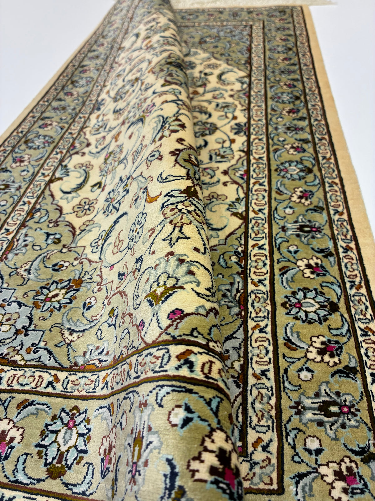 【千葉店】カシャーンシルク ネギン工房 90cm x 60cm PS13766