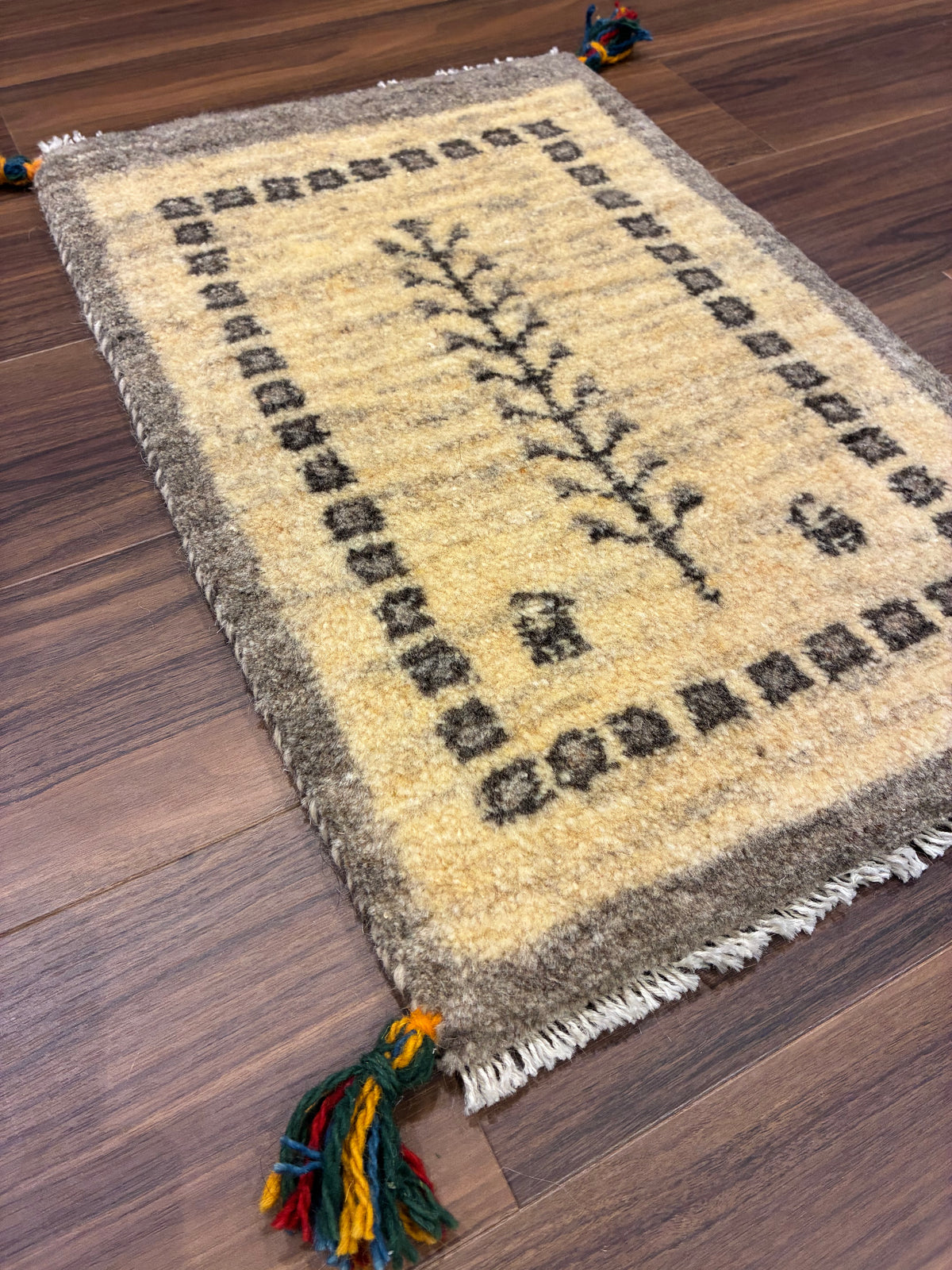 【千葉店】ギャッベ 58cm x 38cm NN20293