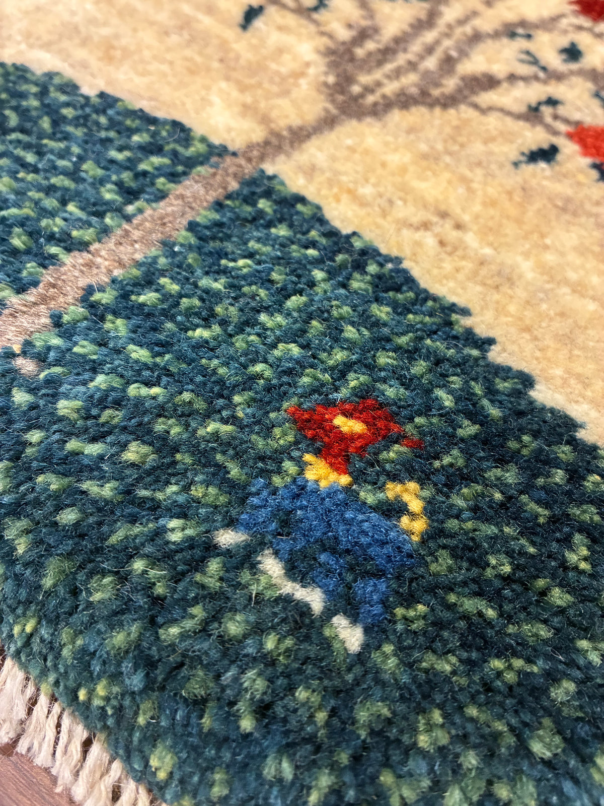【千葉店】ギャッベ 58cm x 41cm NN19689