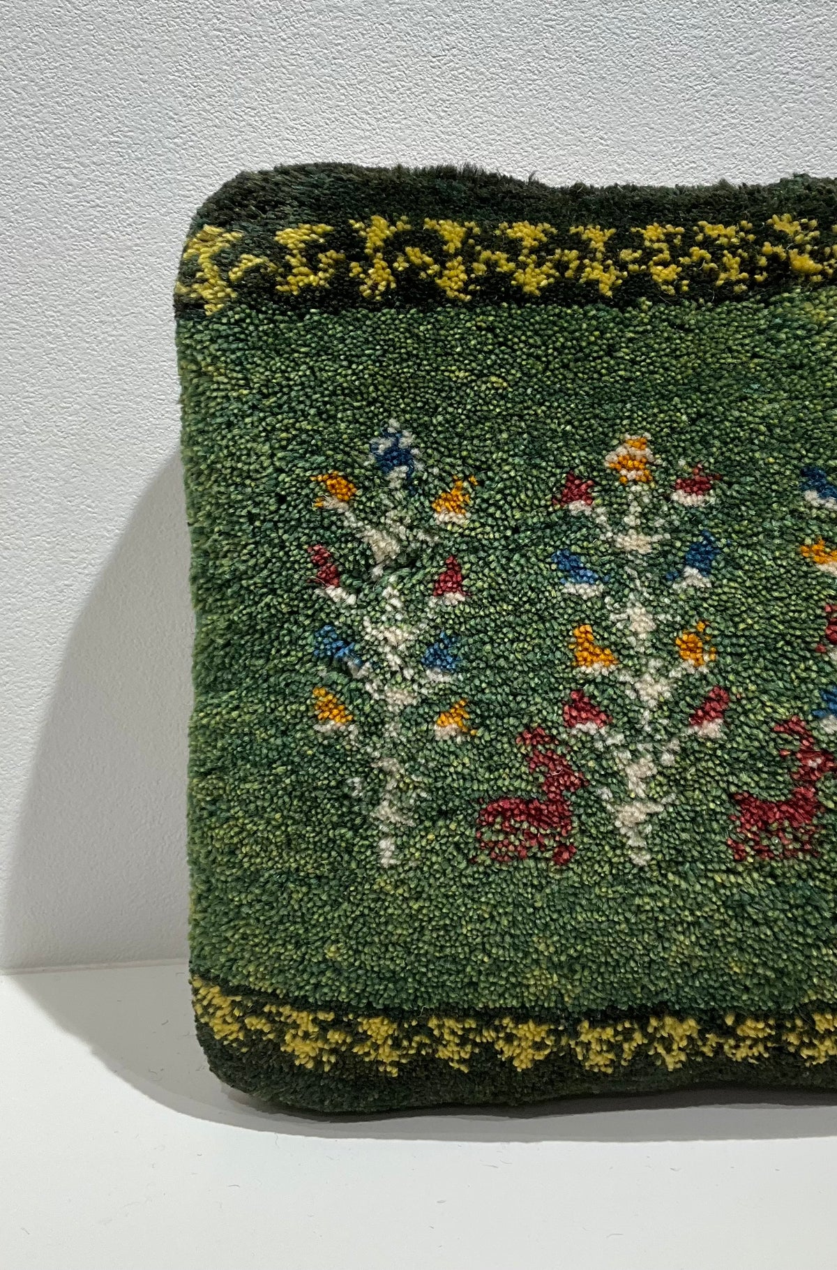 【福岡店】ギャッベクッション 43cm x 38cm Z2882