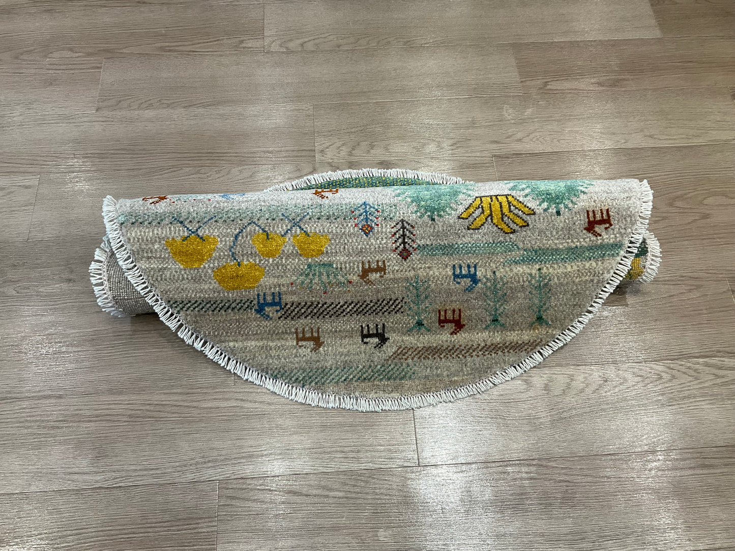 ギャッベ アマレバフト Φ100cm RJ14729