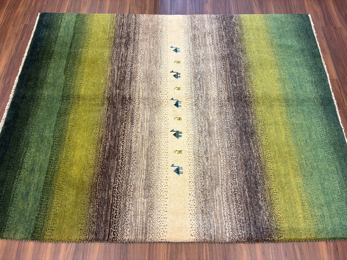 【千葉店】ギャッベ  195cm x 153cm RJ10575