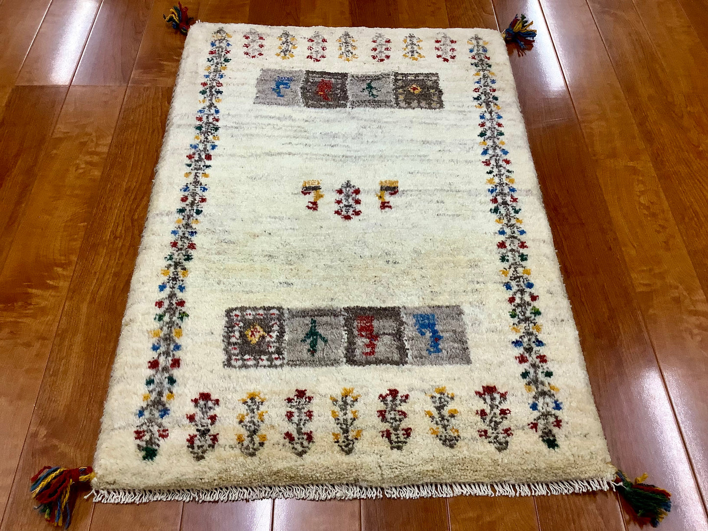 【オンライン限定】ギャッベ 90cm x 62cm RJ14099