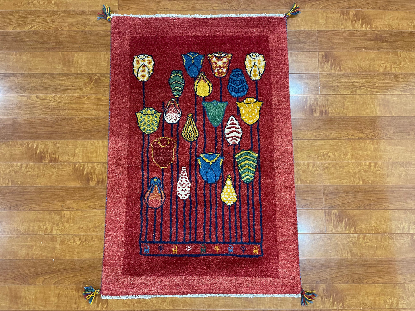 【オンライン限定】ギャッベ 123cm x 85cm RJ12781