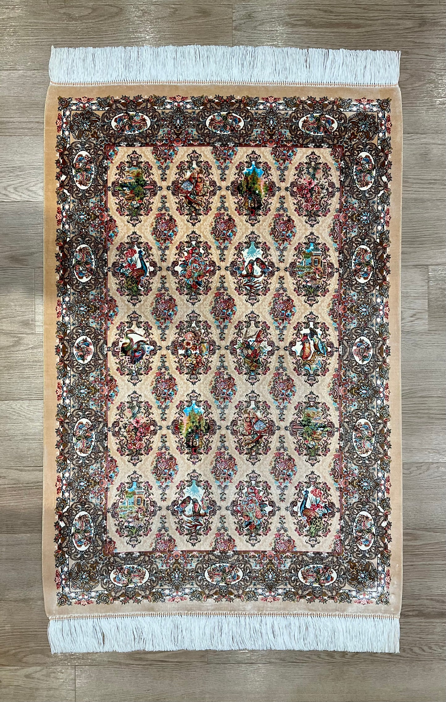 ペルシャンシルク 120cm x 80cm PS10444