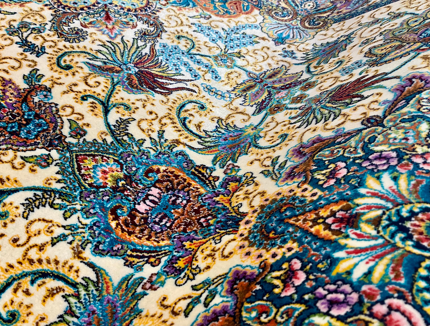 ペルシャンシルク 120cm x 80cm PS10855