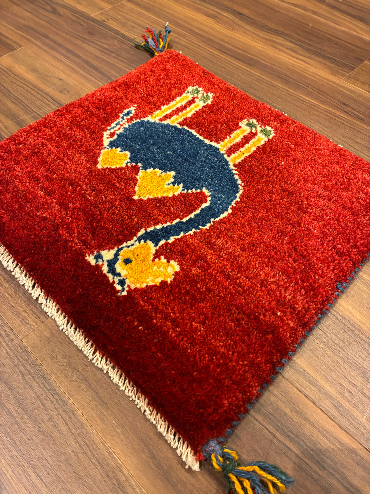 【千葉店】ギャッベ 45cm x 40cm T8362