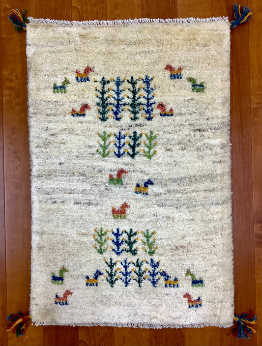 【オンライン限定】ギャッベ 87cm x 58cm RJ13773