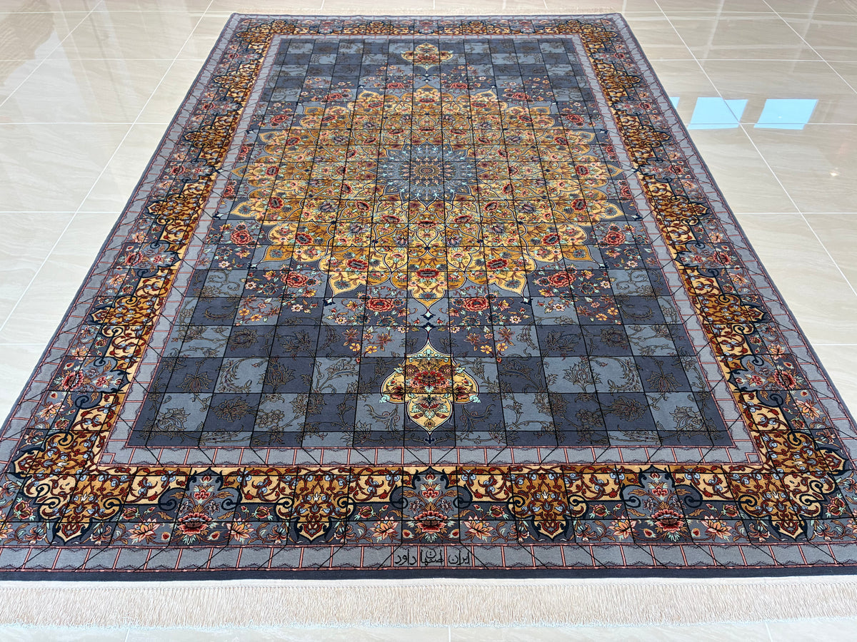 [千葉店] イスファハン ダーブッド工房 300cm x 200cm PS12454