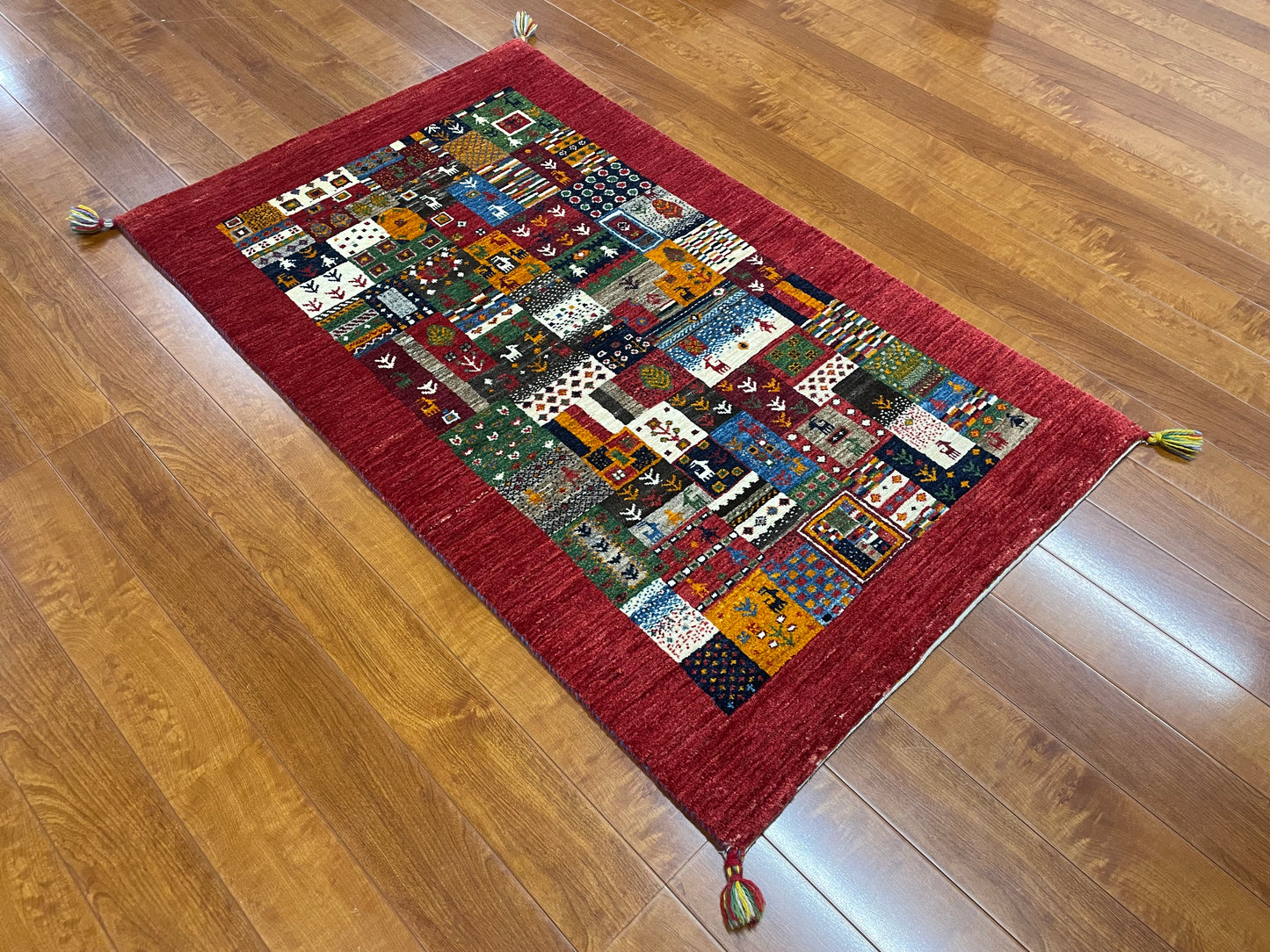 【オンライン限定】カシュクリギャッベ 130cm x 80cm BT5144