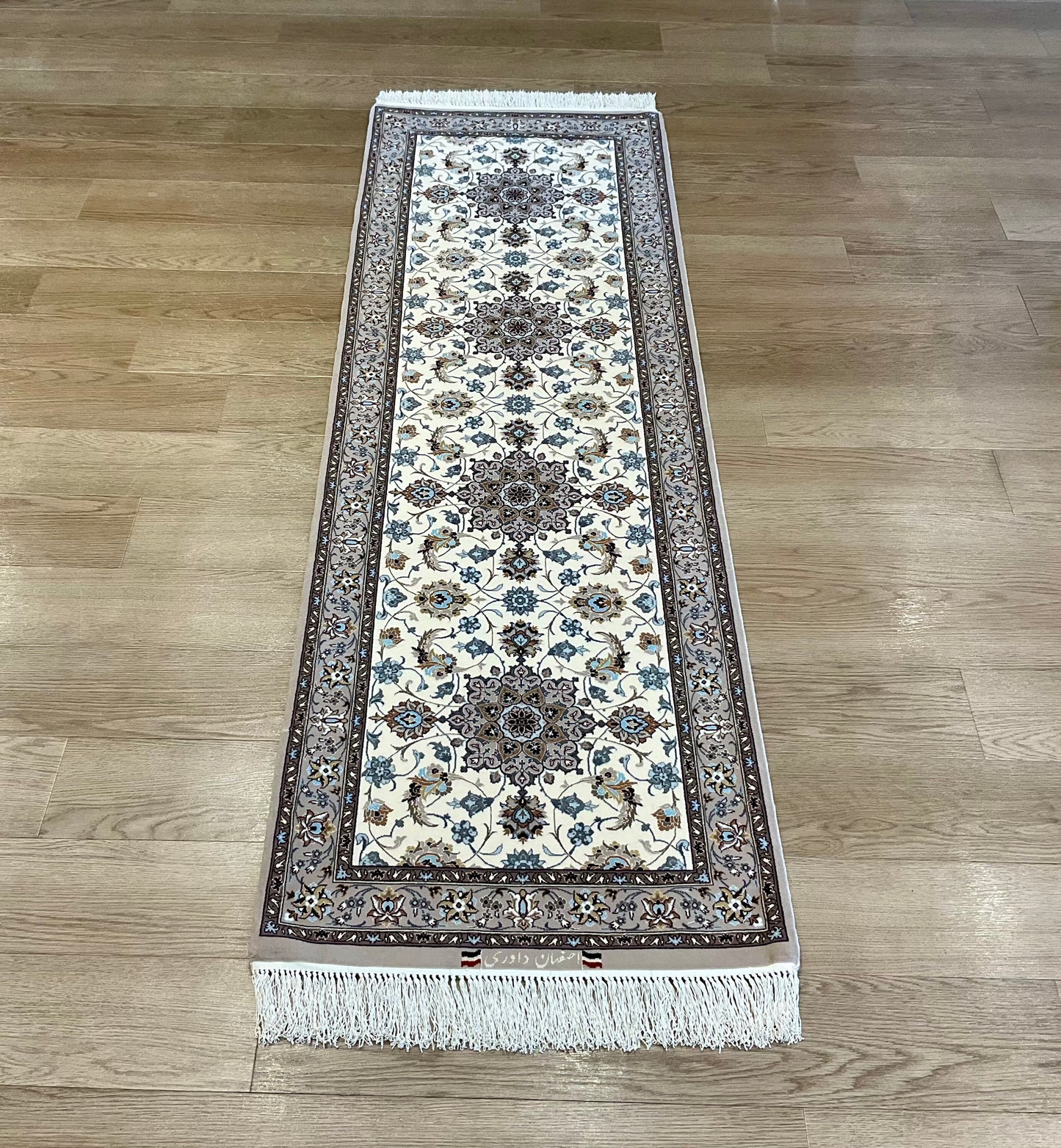 イスファハン ダーバリ工房 203cm x 64cm B6868