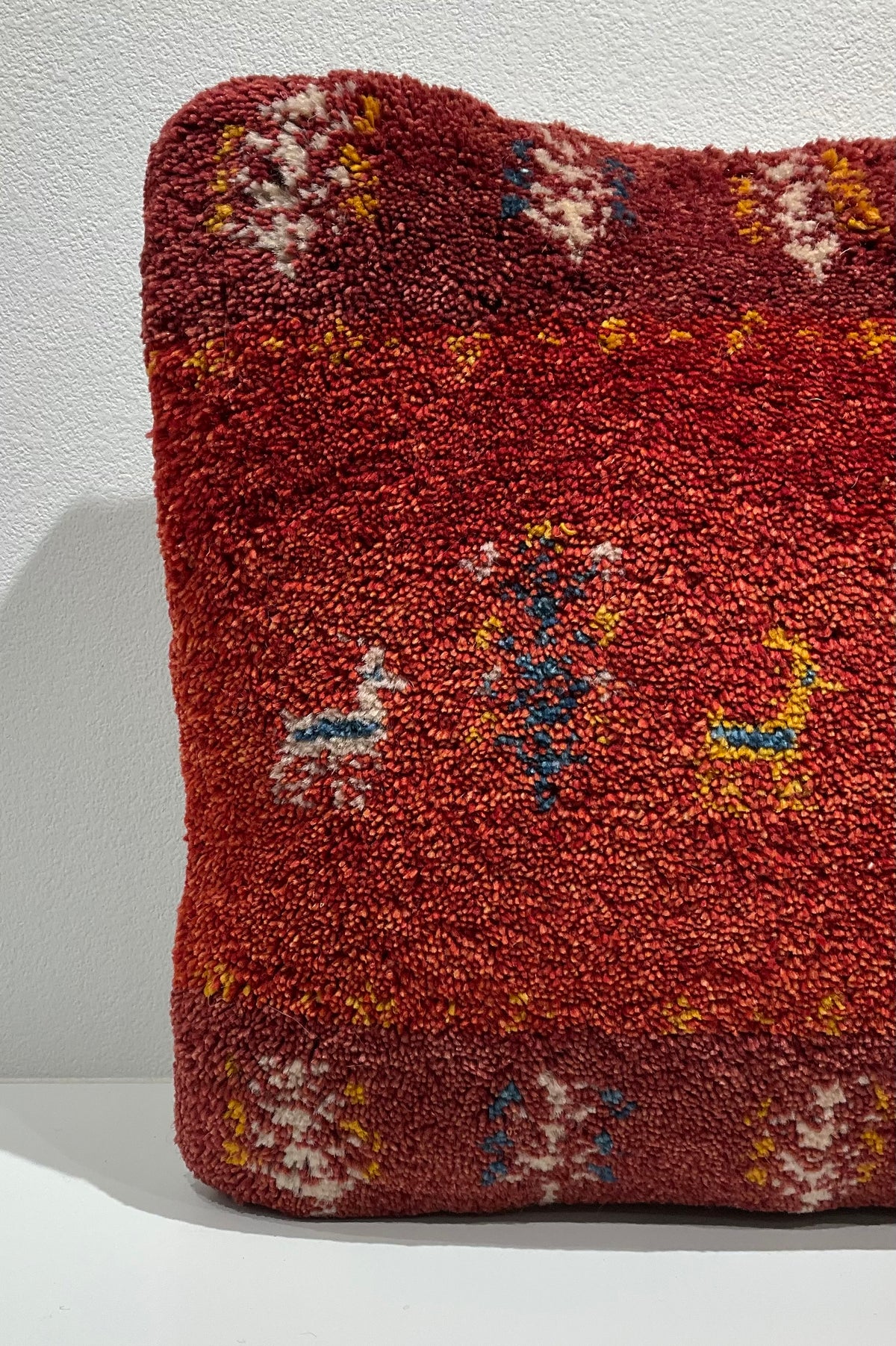 【福岡店】ギャッベクッション 41cm x 40cm Z2885