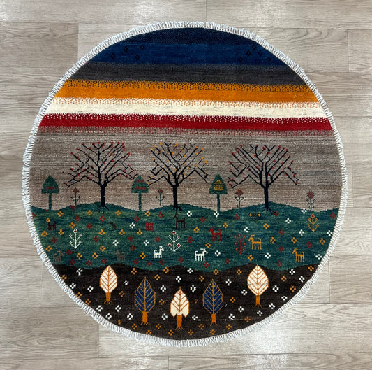 ギャッベ アマレバフト Φ100cm RJ14733