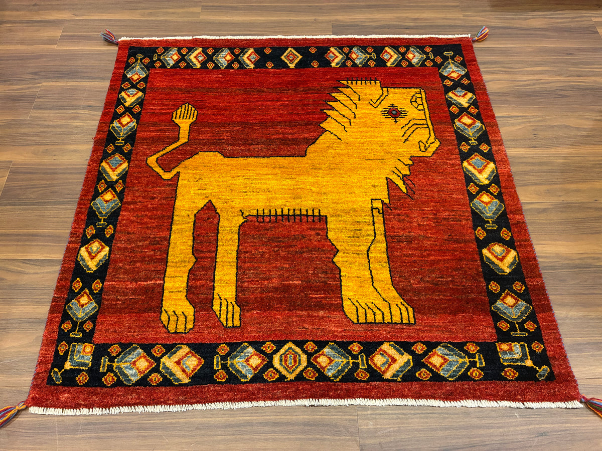 【千葉店】ギャッベ アマレバフト 116cm x 118cm RJ12413