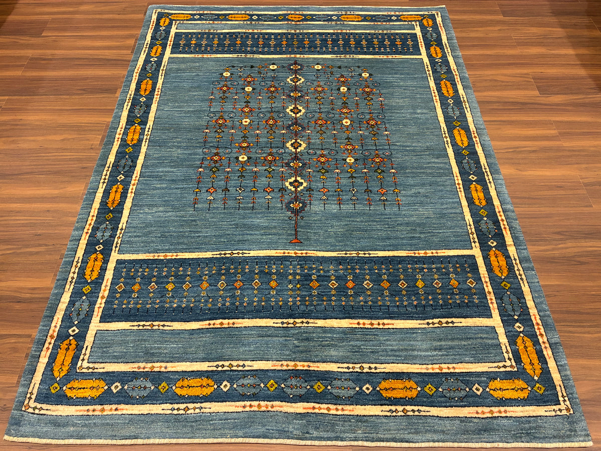 【千葉店】カシュクリギャッベ  208cm x 152cm RJ17449