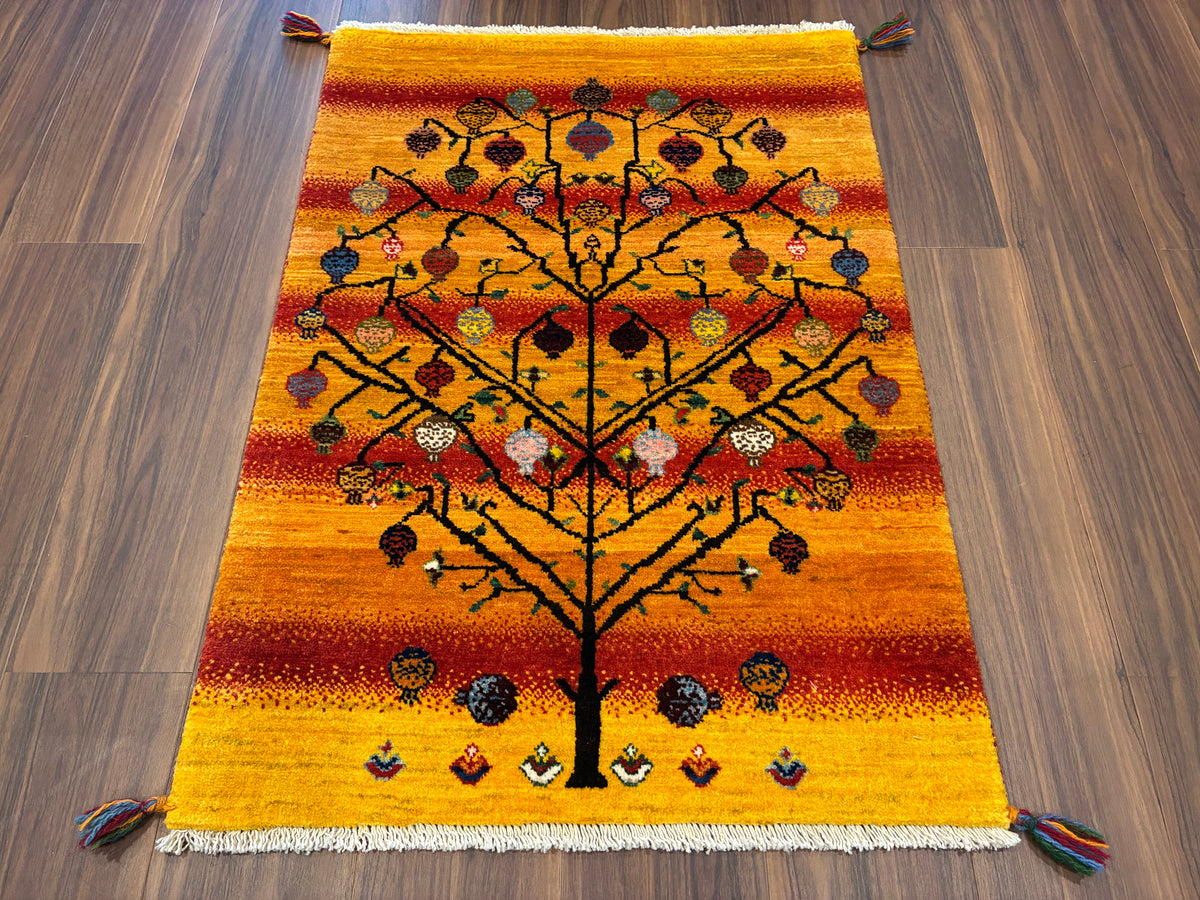 【千葉店】カシュクリギャッベ 93cm x 64cm RJ12248