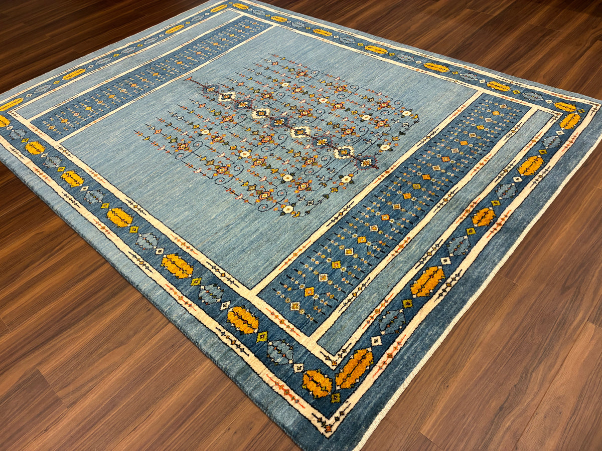 【千葉店】カシュクリギャッベ  208cm x 152cm RJ17449