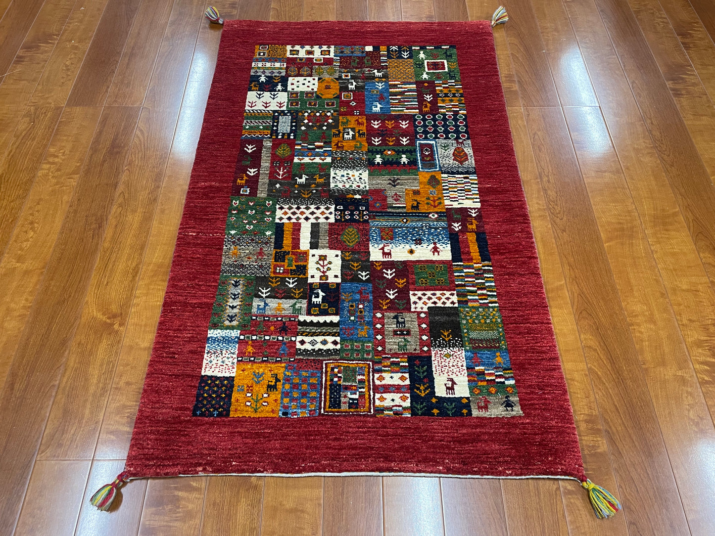 【オンライン限定】カシュクリギャッベ 130cm x 80cm BT5144