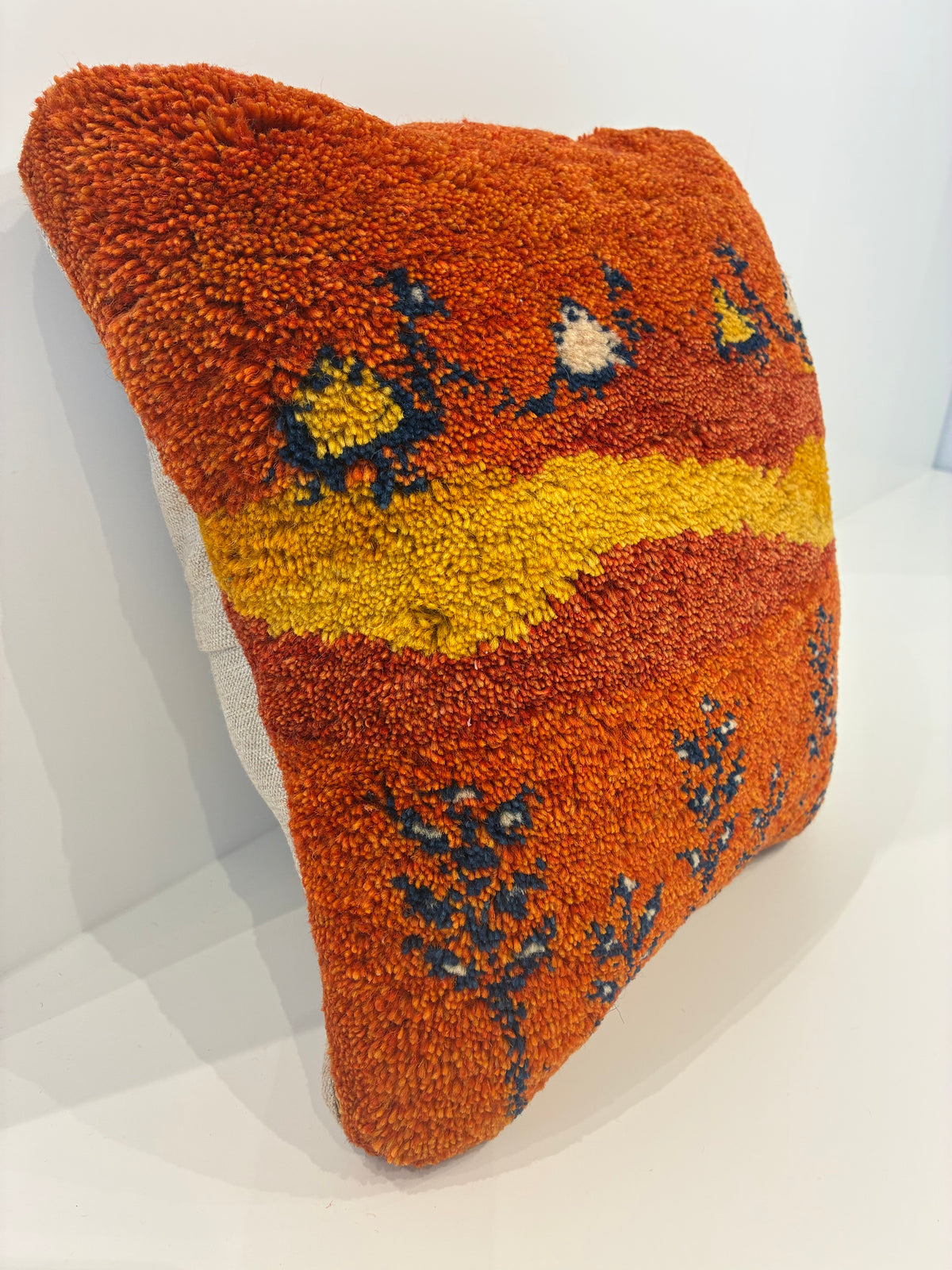 【千葉店】ギャッベクッション 47cm x 50cm Z2899