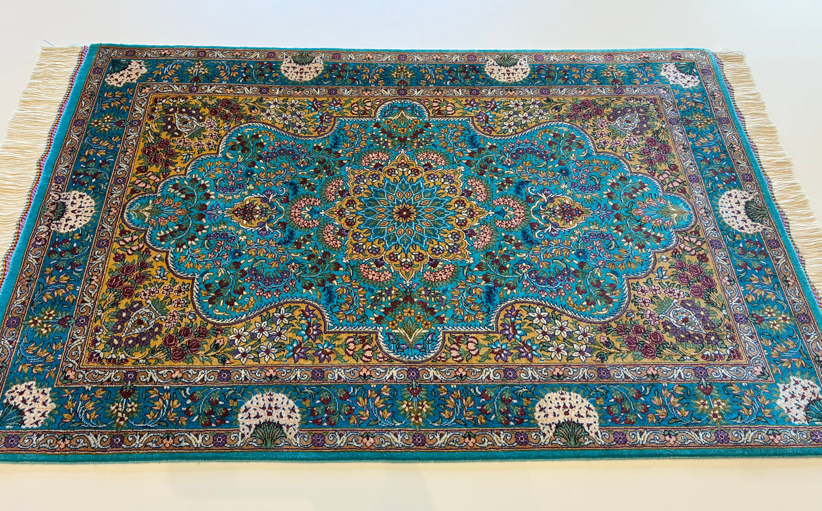 【千葉店】クム アフマディ工房 90cm x 62cm PS11946