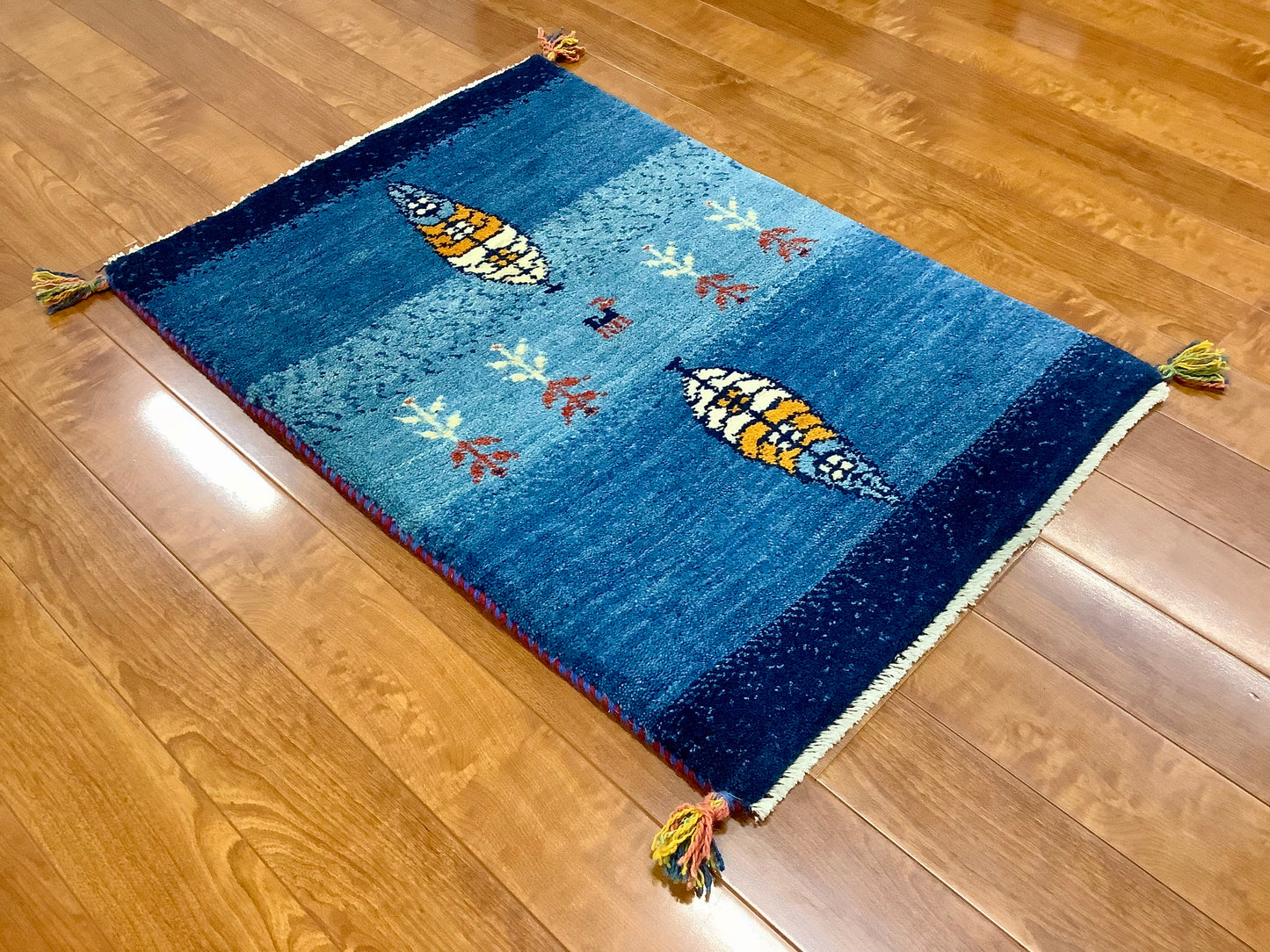 【オンライン限定】ギャッベ 87cm x 60cm RJ6803