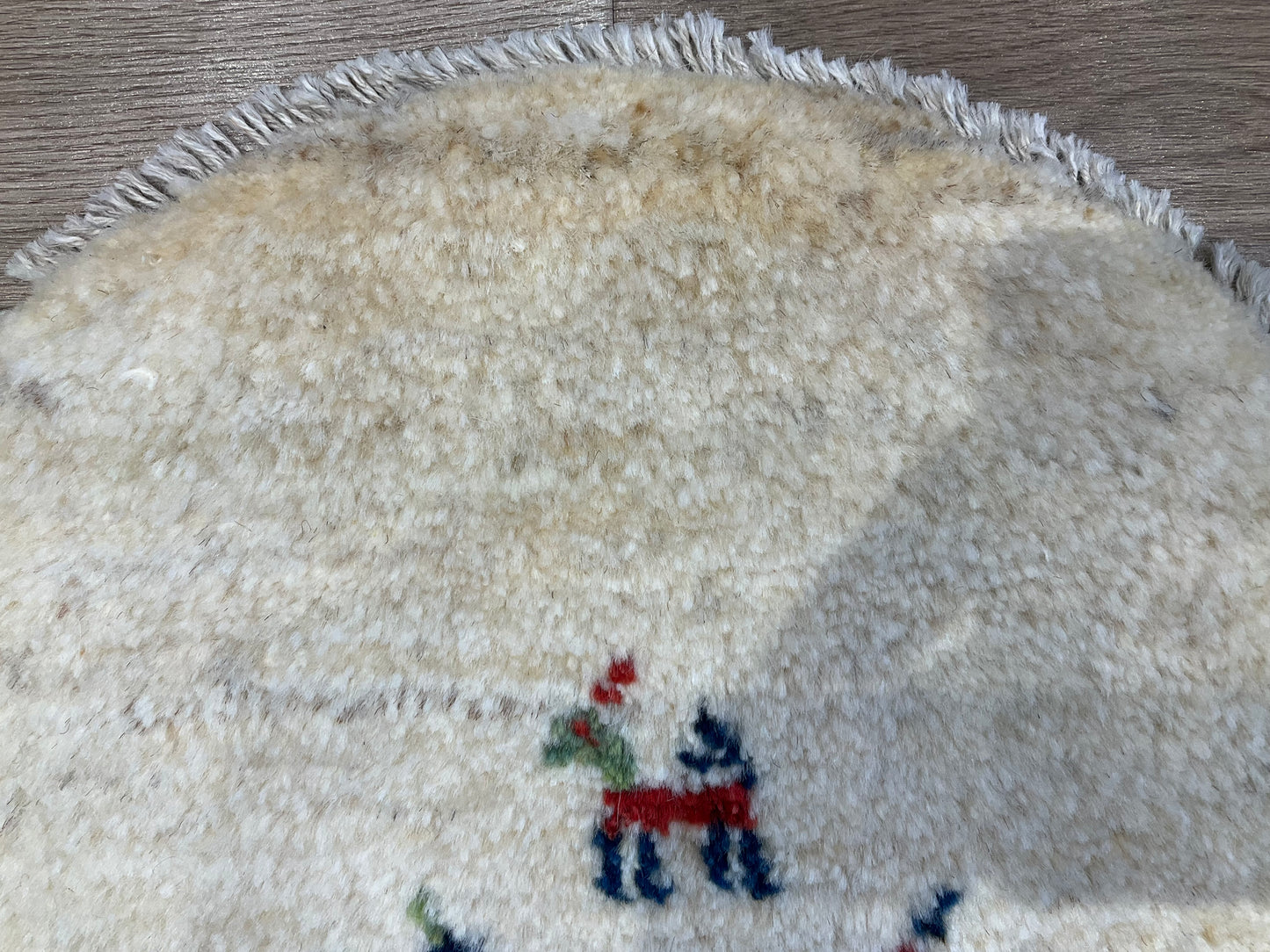 ギャッベ 42cm x 42cm T132