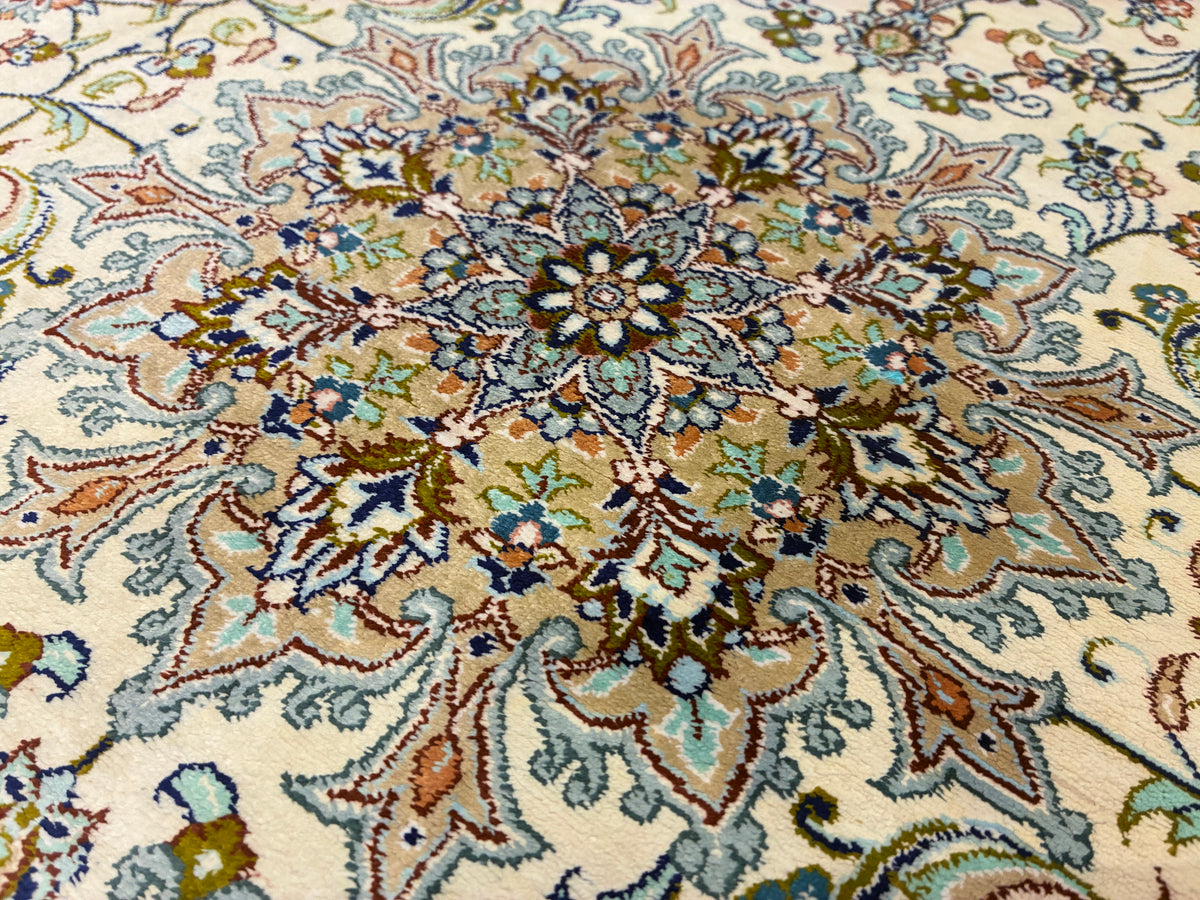 【千葉店】カシャーンシルク ファッラー工房 118cm x 79cm PS655
