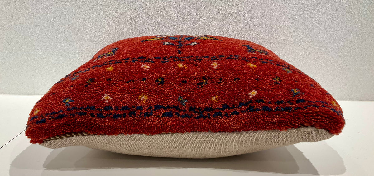 【福岡店】ギャッベクッション 42cm x 42cm Z2876
