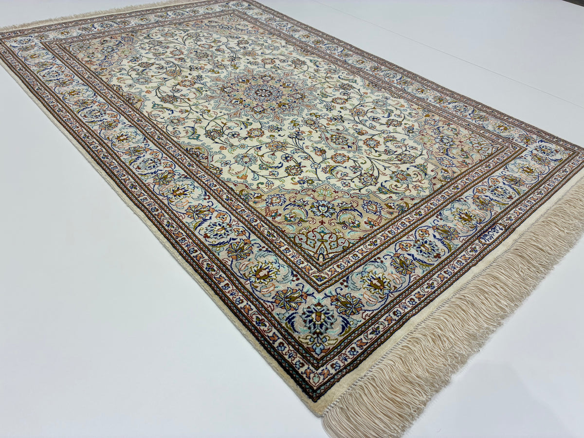 【千葉店】カシャーンシルク ファッラー工房 118cm x 79cm PS655